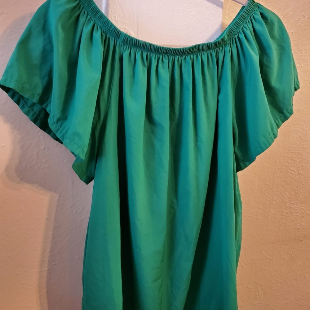 Ava Womens Blouse off the shoulder